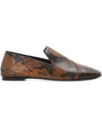 IRO - Loafer Mit Schlangen-Print - Lyst