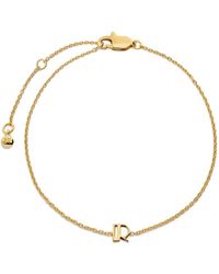 Monica Vinader - Initial R Chain Bracelet - Lyst
