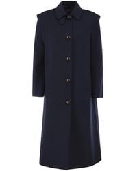 Weekend by Maxmara - Button-Fastening Flared Coat - Lyst