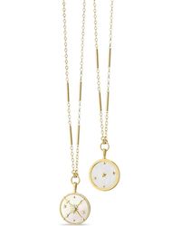 Monica Rich Kosann - Constellation Mother-Of-Pearl And Diamond Necklace - Lyst