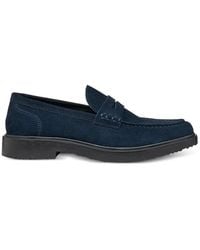 Geox - Massimiano Suede Loafers - Lyst