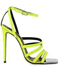 Philipp Plein - Square-Toe Patent Leather Sandals - Lyst