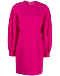 Giovanni bedin - Balloon-Sleeved Fitted Dress - Lyst