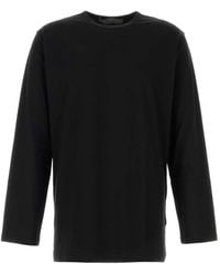 Y's Yohji Yamamoto - Long-Sleeve Oversized T-Shirt - Lyst