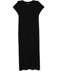 Eileen Fisher - Kleid mit rundem Ausschnitt - Lyst