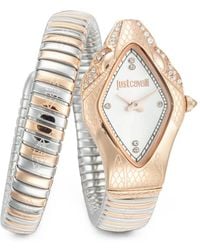 Just Cavalli - Ferocious Snake-Head 22Mm Watch - Lyst