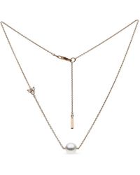 AUTORE MODA - Saskia Rotgoldvermeil-Halskette Mit Perlen - Lyst