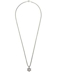 David Yurman Davidsstern-Anhänger - Mettallic