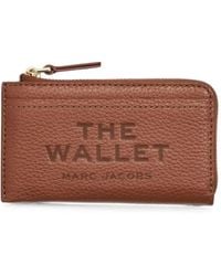 Marc Jacobs - Top Zip Multi Pebbled Leather Wallet - Lyst