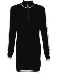 Off-White c/o Virgil Abloh - Logo Tape Long-Sleeved Dress - Lyst