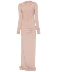 ANDAMANE - Sophie Ruched Open-Back Maxi Dress - Lyst