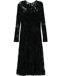 Nissa - Midikleid mit Rosen-Print - Lyst