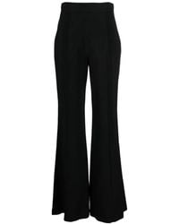 Elie Saab - High-Waisted Flared Trousers - Lyst