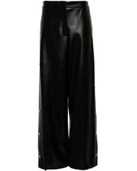 Stella McCartney - Faux-Leather Trousers - Lyst