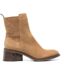 Moma - Stiefeletten Aus Wildleder - Lyst