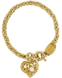 Vivienne Westwood - Heart-Charm Chain Bracelet - Lyst