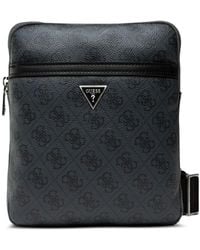 Guess - Mini Milano Logo-Pattern Messenger Bag - Lyst