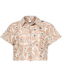 Agua Bendita - Camicia Crop Virtuosa Petalo - Lyst