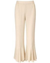 Silk95five - Elasticated Flared Trousers - Lyst