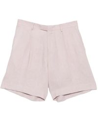Lardini - Pleated Shorts - Lyst