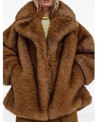 DARKPARK - Faux-Fur Oversized Coat - Lyst