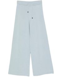 Drumohr - Drawstring Wide-Leg Trousers - Lyst