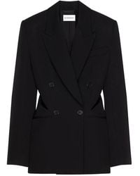 Givenchy - Double-Breasted Slashed Jacket - Lyst