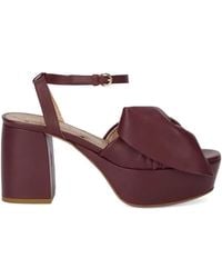 Red(V) - Bow Platform Sandals - Lyst
