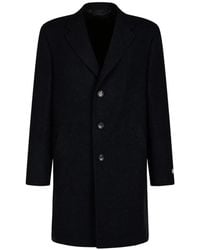 Canali - Abrigo Con Botones - Lyst