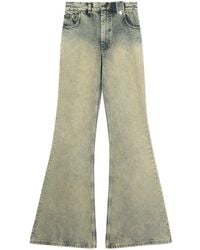 Egonlab - Stonewashed Wide-leg Jeans - Lyst