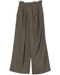 Viktoria Chan - Pleated Trousers - Lyst