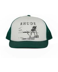 Rhude - Printed Trucker Hat - Lyst