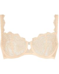 Aubade - Antique Lights Lace-Embroidered Bra - Lyst