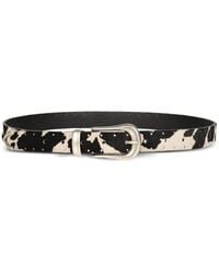 Second/Layer - Doc Pony-Hair Leather Belt - Lyst