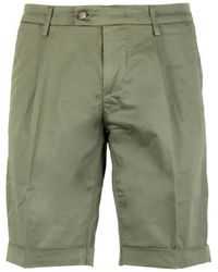 Re-hash - Pleated Turn-Up Shorts - Lyst