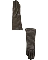 Agnelle - Christina Long Leather Gloves - Lyst