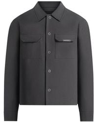 Manière De Voir - Milo Magnetic-Pocket Shirt Jacket - Lyst