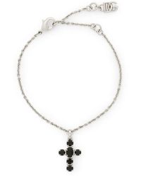 Dolce & Gabbana - Armband Mit Kreuzanhänger - Lyst