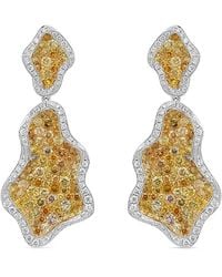 HYT Jewelry - Asymmetrische Diamantohrringe - Lyst