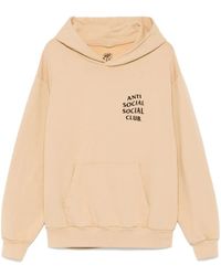 ANTI SOCIAL SOCIAL CLUB - Felpa Con Cappuccio E Logo - Lyst