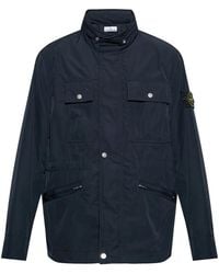 Stone Island - Padded Micro Twill Jacket - Lyst