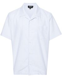 A.P.C. - Lloyd Striped Shirt - Lyst