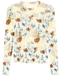 JNBY - T-Shirt À Fleurs - Lyst