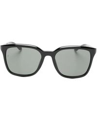 Gucci - Logo-Plaque Square-Frame Sunglasses - Lyst
