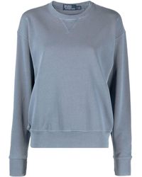 Polo Ralph Lauren - Organic-cotton Crewneck Sweatshirt - Lyst