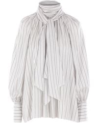 PHAEONIA - Bluse mit Puffärmeln - Lyst