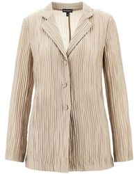 Emporio Armani - Single-Breasted Blazer Jacket - Lyst