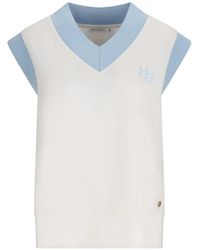 HOUSE OF GRAVITY - Spencer Logo-Embroidered Top - Lyst