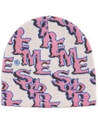 Supreme - Slanted Gothic Beanie Mit Monogramm - Lyst
