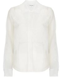 P.A.R.O.S.H. - Chemise À Fleurs En Dentelle - Lyst